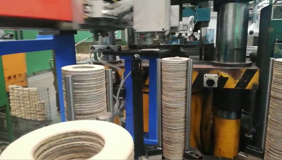 六工位磁氣分離供料機 軸承墊片液壓自動生產線