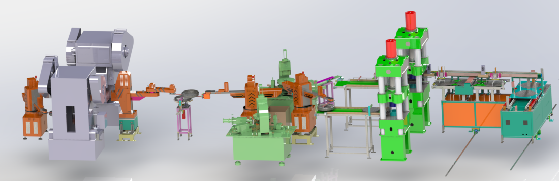 機器人沖壓加工自動化生產線設計